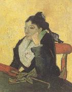 Vincent Van Gogh L'Arlesienne:Madame Ginoux wtih Books (nn04) Sweden oil painting artist